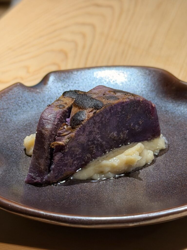 沖縄のスイートポテトとバーニャカウダソース